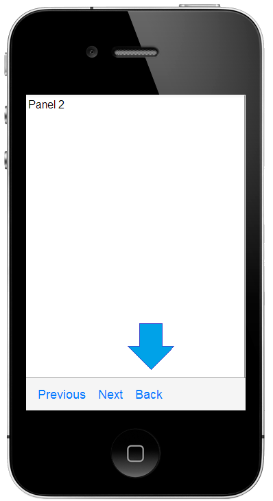 A 'Back' button.